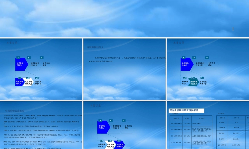 奇瑞汽车电视购物可行性分析报告