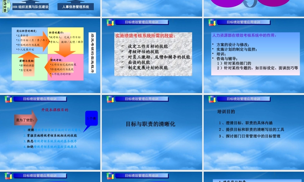奇瑞汽车公司目标绩效管理实务