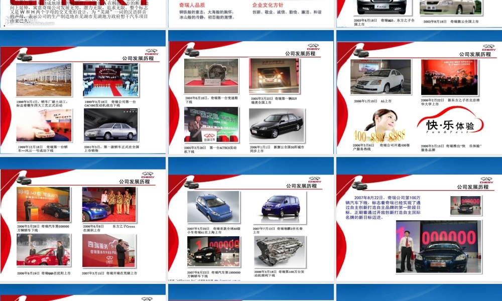 奇瑞汽车介绍