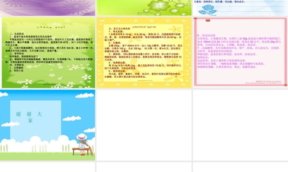 奇台县无公害蔬菜发展概况