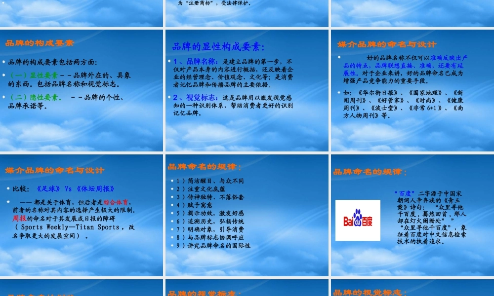 媒介的品牌战略