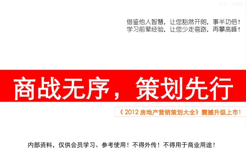 太原礼顿山项目发展建议报告