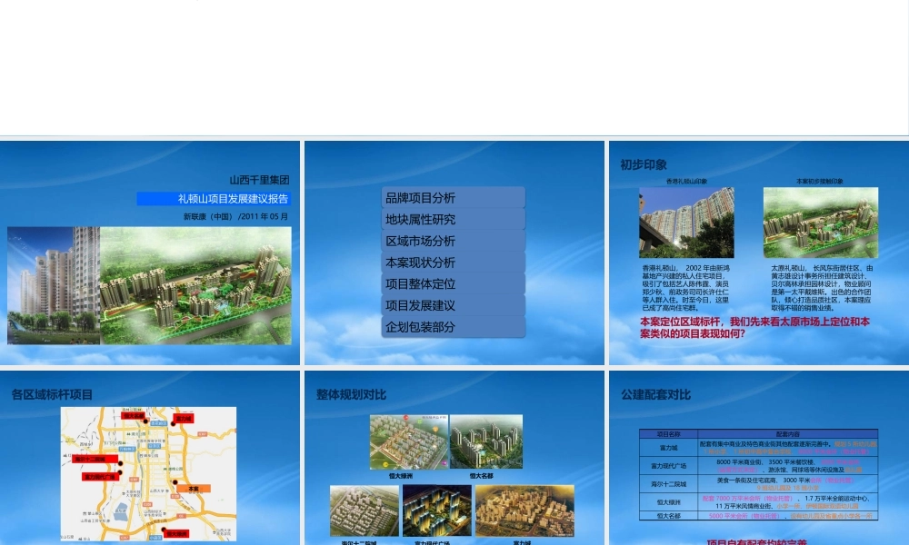 太原礼顿山项目发展建议报告