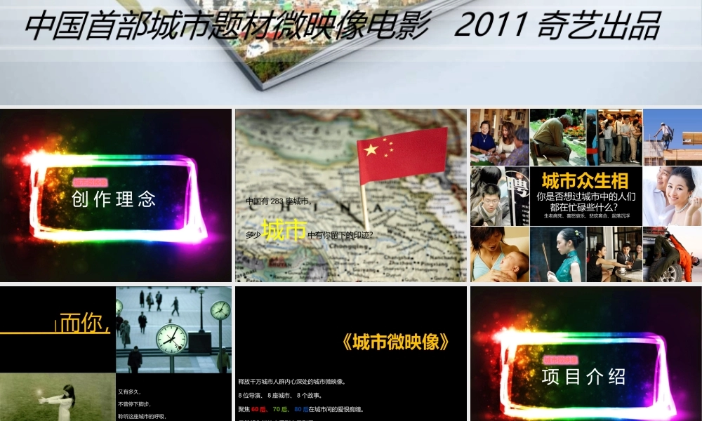 奇艺出品《城市微映像》招商方案