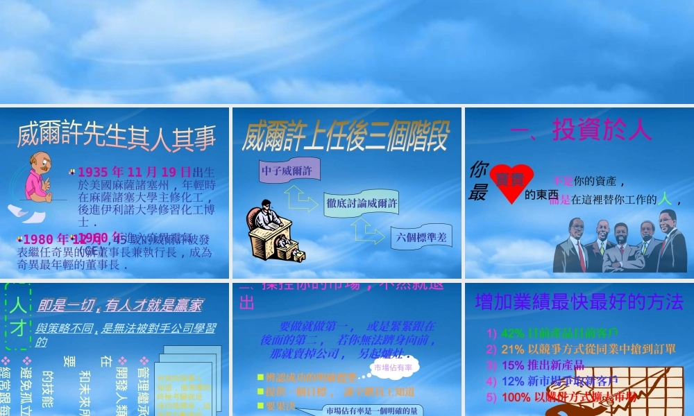 奇异公司总裁经营成功十大秘诀1