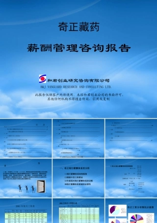 奇正公司-薪酬管理咨詢報告.ppt 73页