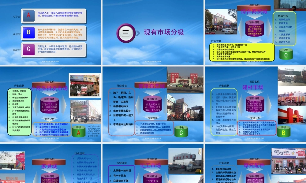 太原市-鼎晨长风片区商业地块项目初步建议