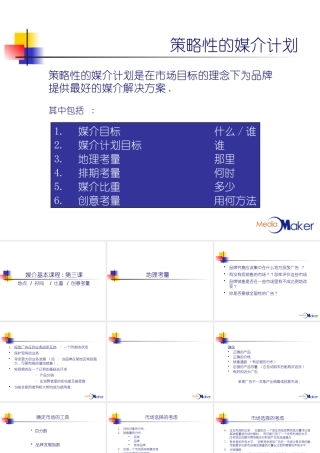 媒介基本课程之地点时间比重创意考量(美的)