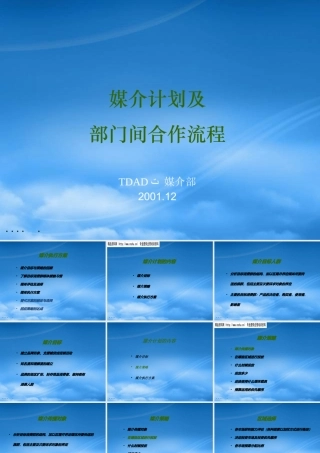 媒介计划及部合作流程