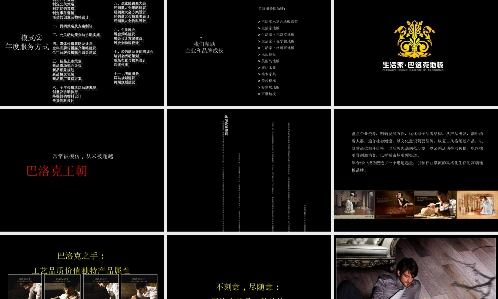奇致家居品牌策划机构版推介256p(PPT256页)