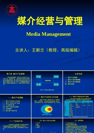 媒介经营与管理--媒介产品营销