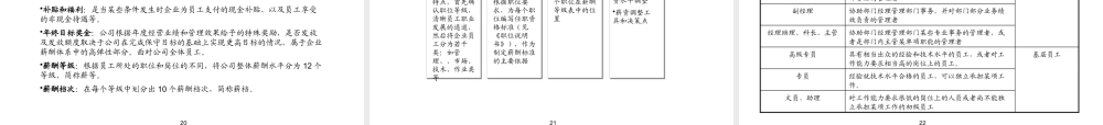 太子龙服饰有限公司薪酬管理体系报告