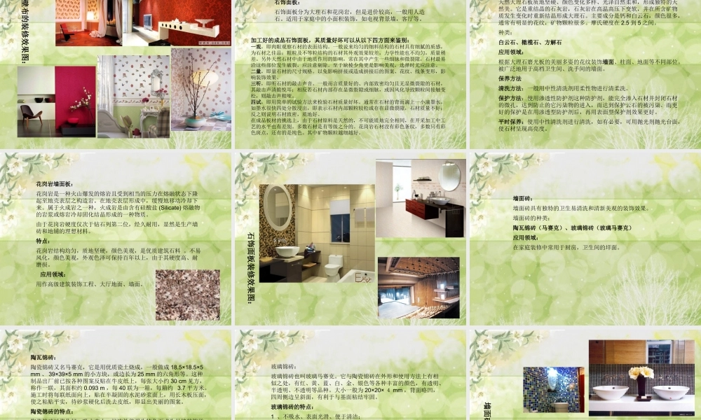 墙面调查报告