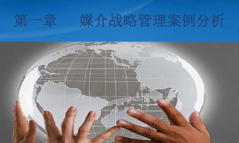 媒介战略管理案例分析