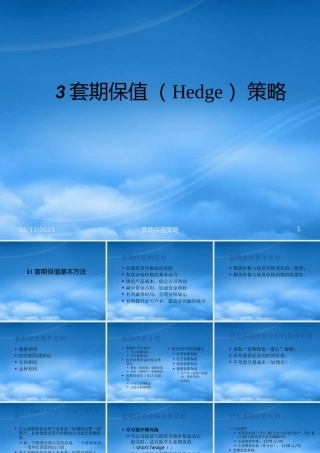 套期保值策略