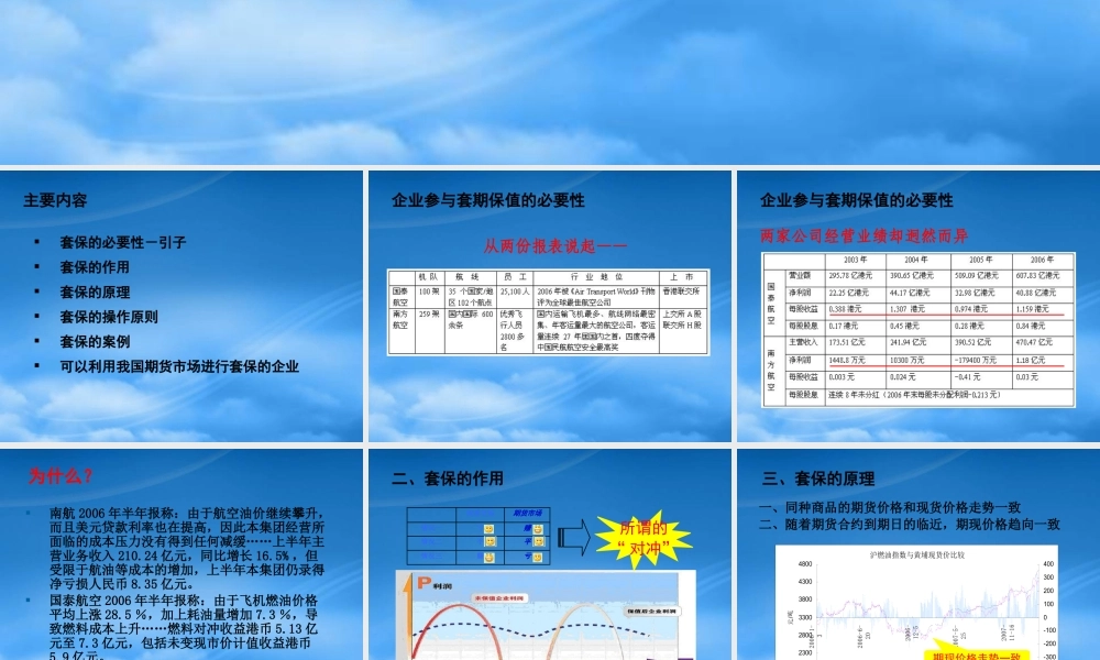 套期保值原理和案例ppt-广发期货经纪有限公司简介