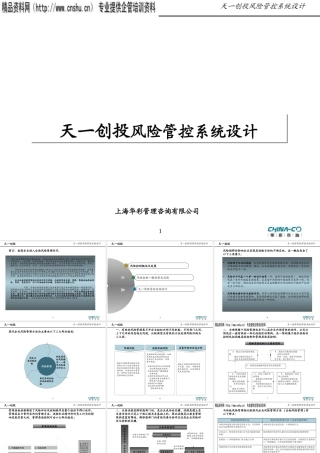 天X创投风险管控系统设计