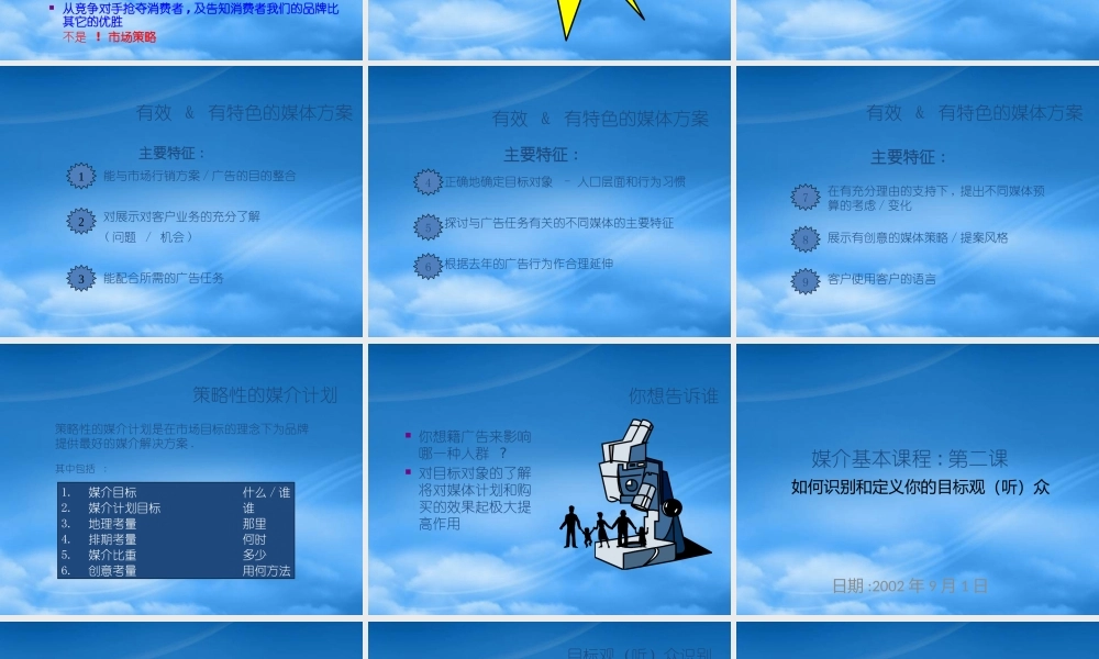 媒体策略培训课程