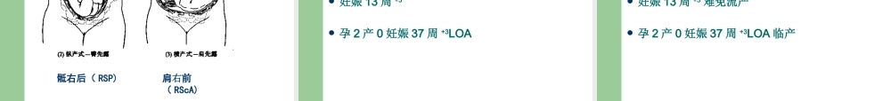 妊娠诊断及胎儿监护