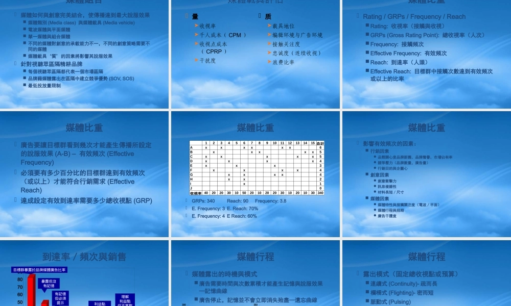 媒体策略与整合传播方案