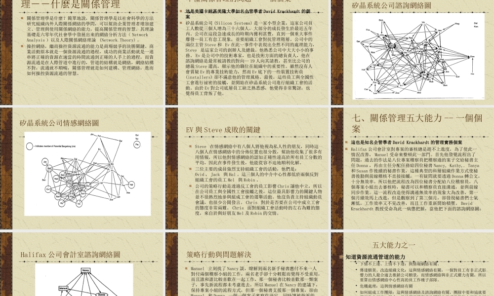 如何把人际关系网络理论应用到企业管理中