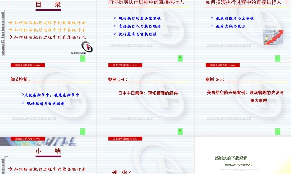 如何扮演有效的执行角色(ppt 21页)