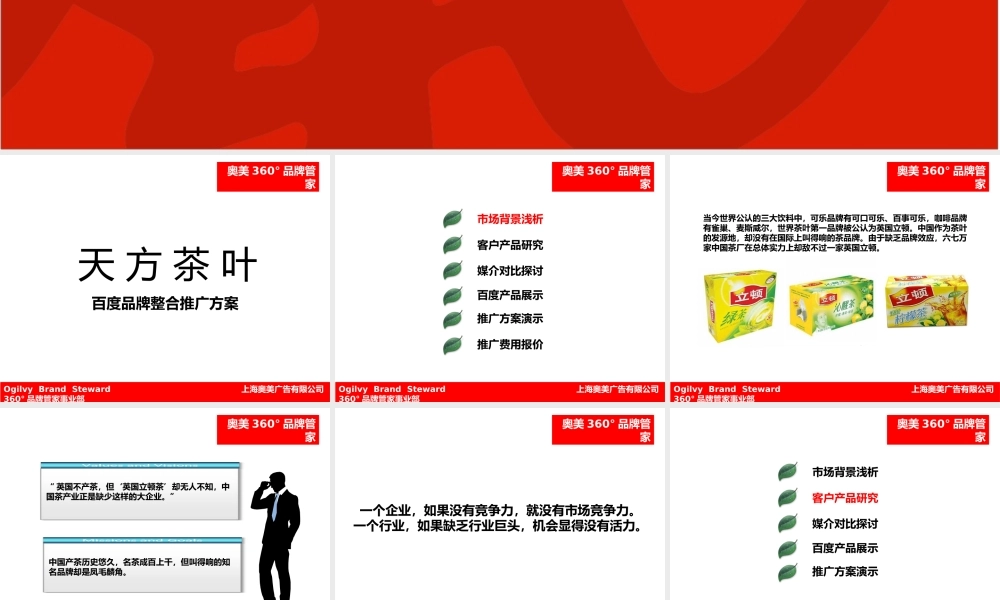 天方茶叶整合推广方案