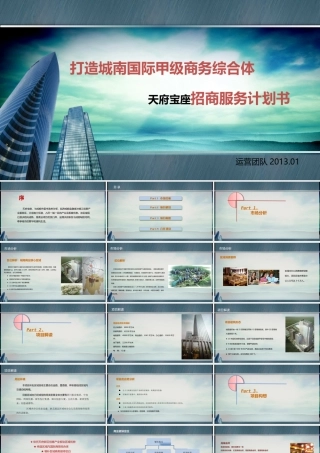 天府宝座项目招商服务计划书(改)