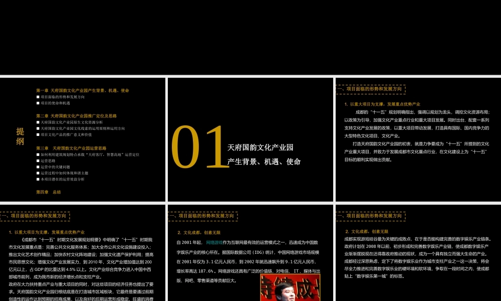 天府国韵文化产业园推广运营策划案