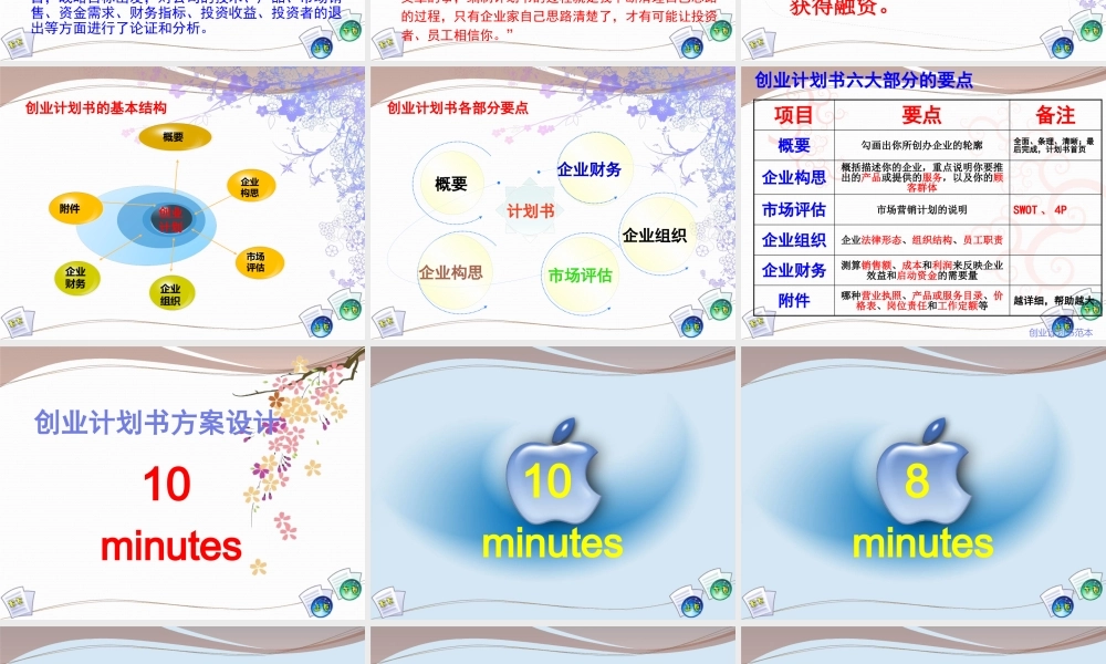 如何编写创业计划书(ppt 45页)