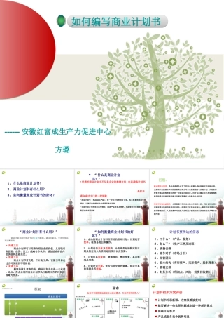 如何编写商业计划书