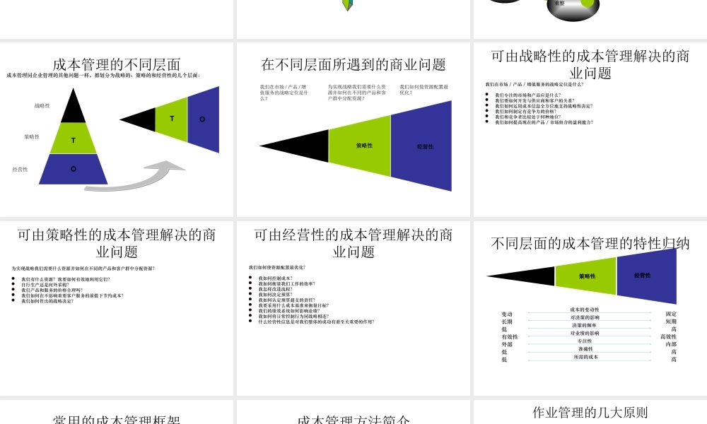 天歌成本管理流程报告