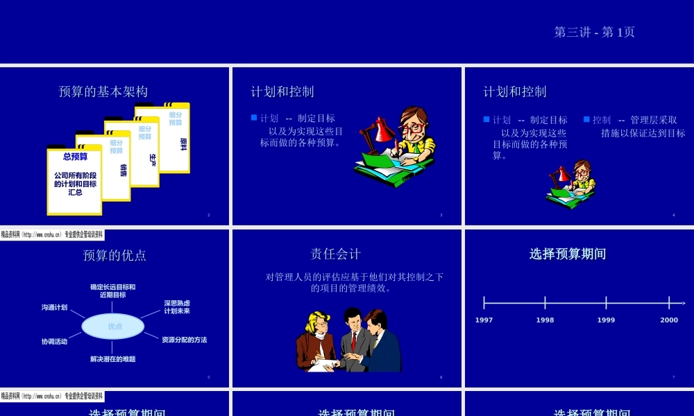 如何编制企业管理全面预算规划