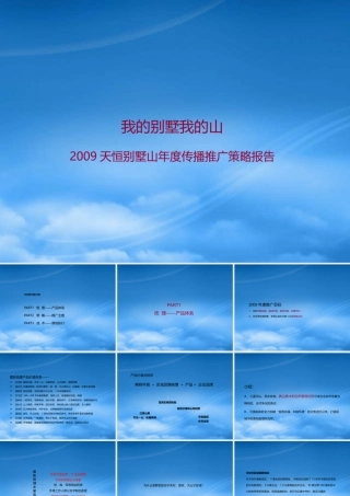 天恒别墅山年度传播推广策略报告