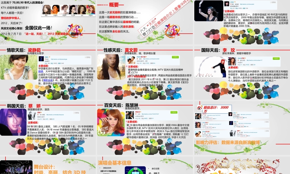 天后演唱会招商