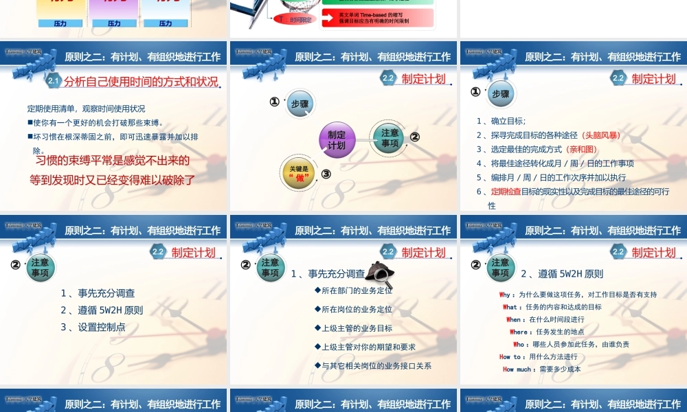 天华建筑之时间管理原则