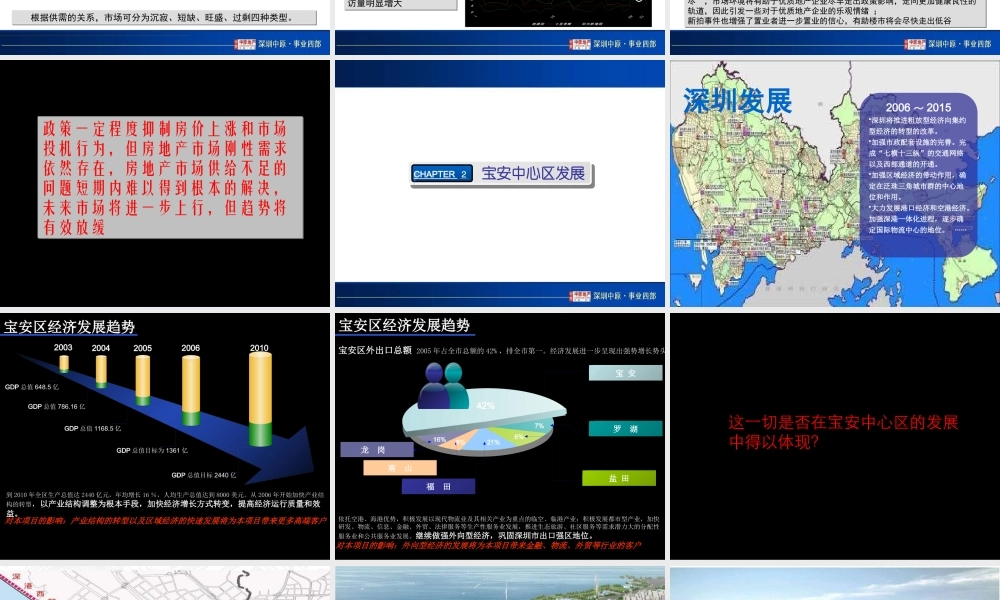 天健深圳宝安a004-0102地块项目定位策划报告