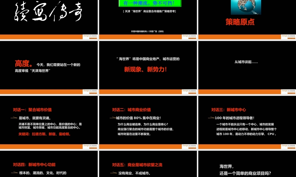 天津“海世界”商业整合传播推广2