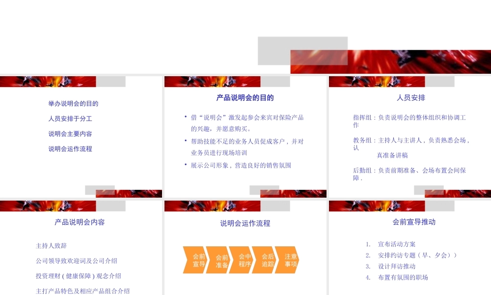如何成功举办产品说明会