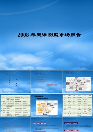 天津别墅市场分析年度报告