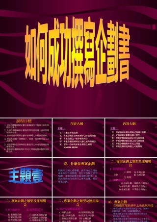 如何成功撰写企划书