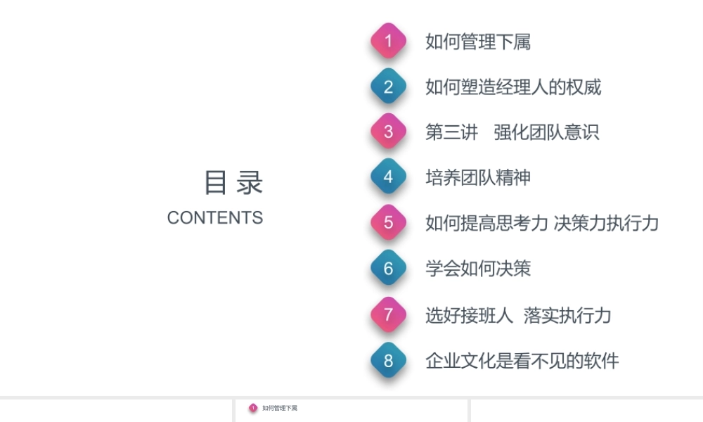 如何成为_个职业经理人（PPT32页)