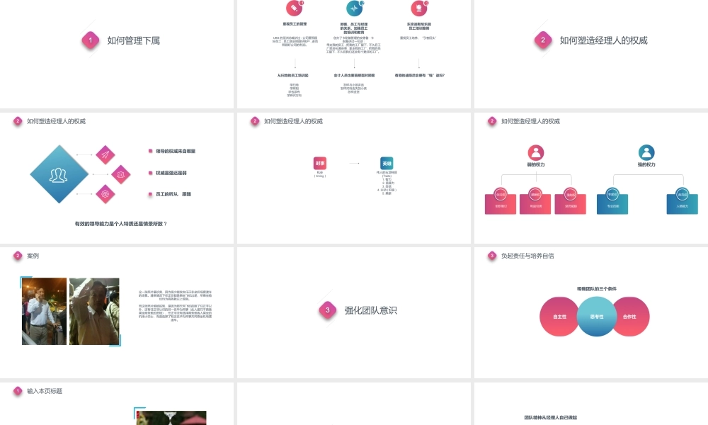 如何成为_个职业经理人（PPT32页)