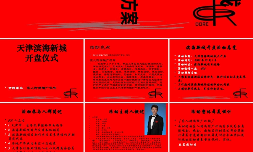 天津滨海新城开盘仪式策划方案