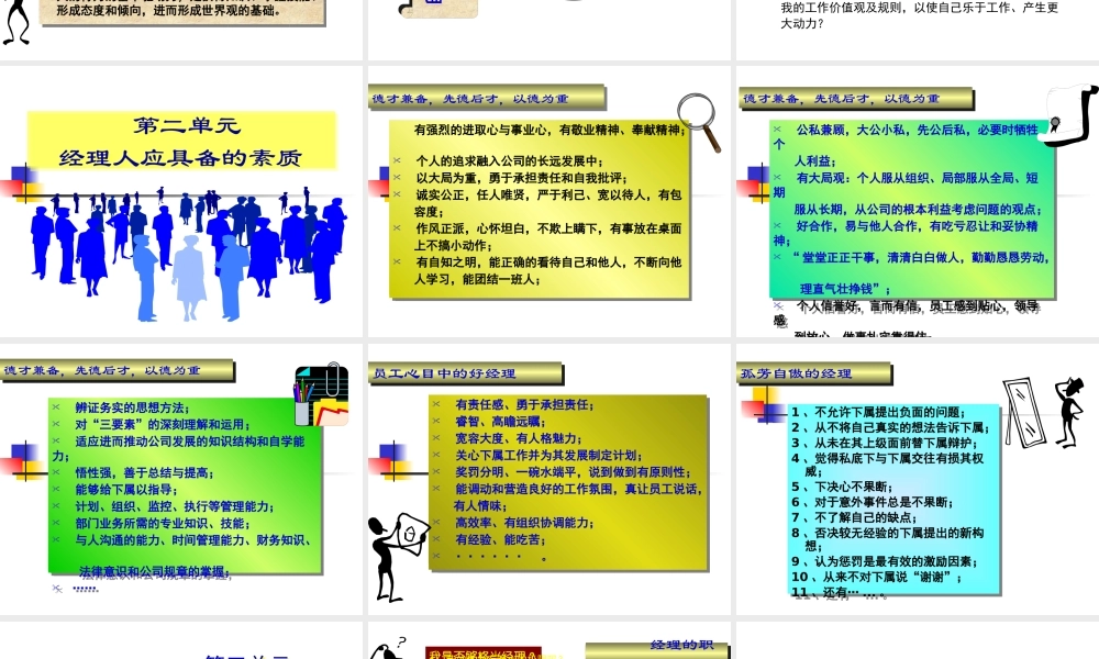 如何成为出色的经理（大唐电信版）