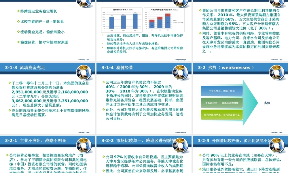 天津发展投资价值分析课程