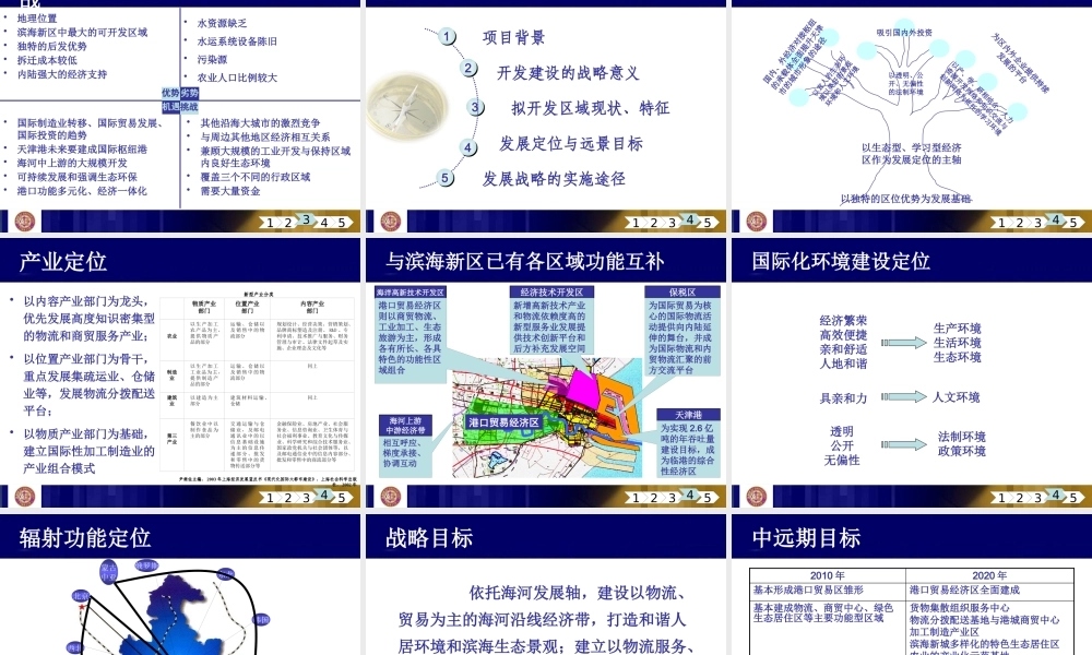 天津港口贸易经济区发展战略研究
