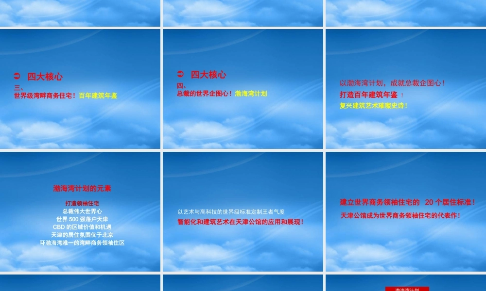 天津公馆商务公寓住宅行销执行策略_60PPT