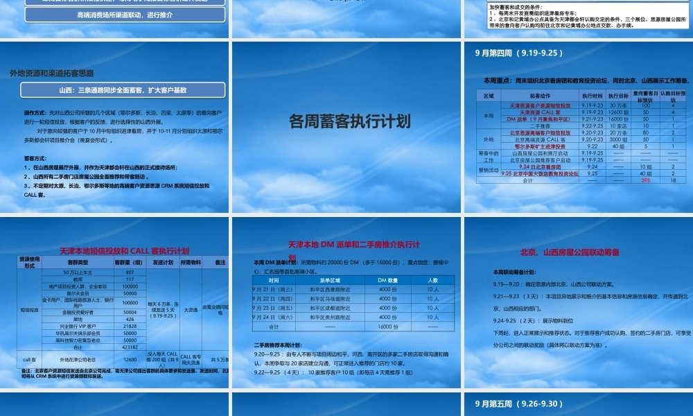 天津和记黄埔都会轩项目蓄客执行报告
