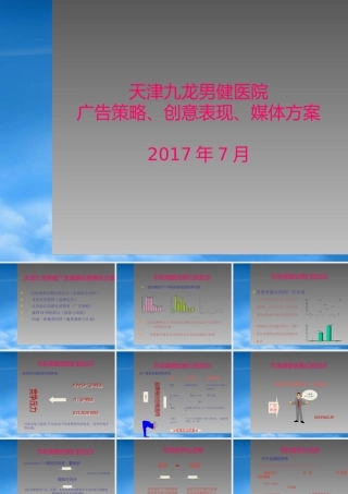 天津九龙男健医院_广告策略_创意表现_媒体方案
